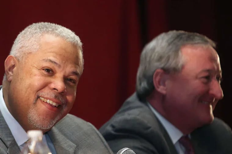 State Sen. Anthony Hardy Williams (left) is creeping closer to a Democratic primary challenge of Mayor Jim Kenney.
