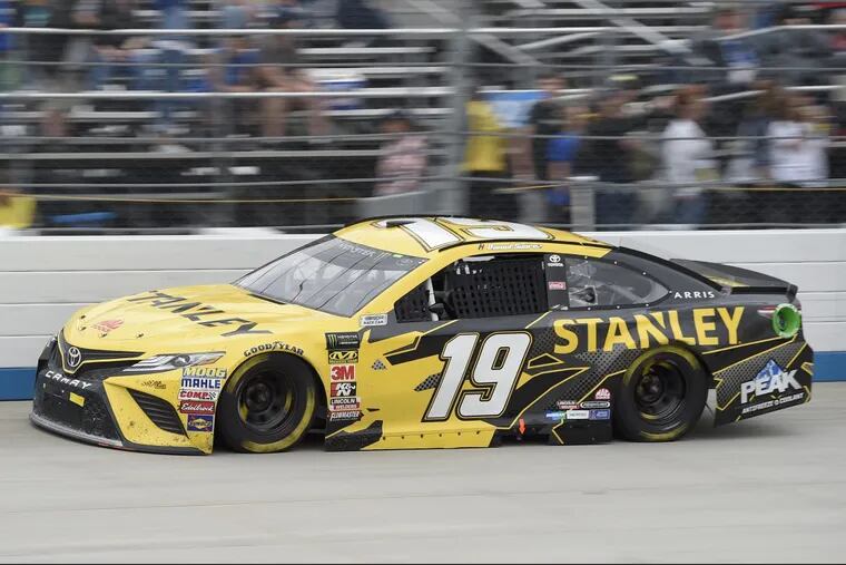 Daniel Suarez competing during the NASCAR Cup Series race May 6 at Dover International Speedway.