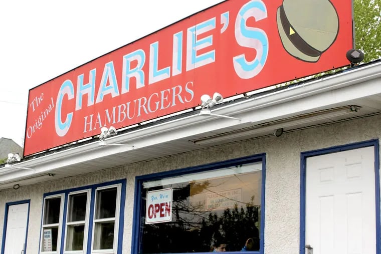 The one and only Charlie’s Hamburgers in Folsom, Delaware County. This building is actually the store’s second location, opening up after original owner Charles “Charlie” Convery left the original spot at Route 420 and Baltimore Pike amid road expansion work.