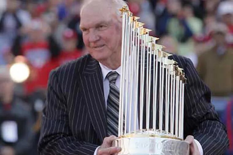 The Phillies have extended manager Charlie Manuel's contract through 2011. (Yong Kim / Staff Photographer)