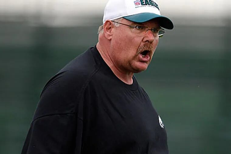 Andy Reid is already known for keeping his public statements brief. (David Maialetti/Staff Photographer)