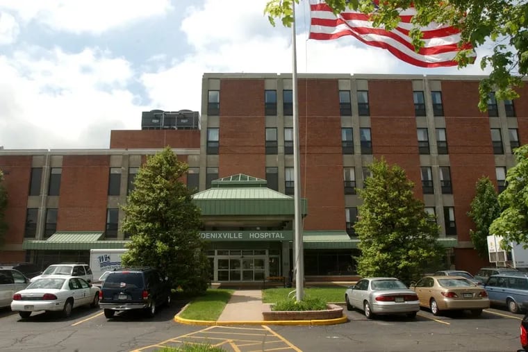 Phoenixville Hospital, shown in 2018, is one of five hospitals Tower Health acquired from Community Health Systems Inc. in 2017. That acquisition had generated steady operating losses for Tower, which is based in West Reading.