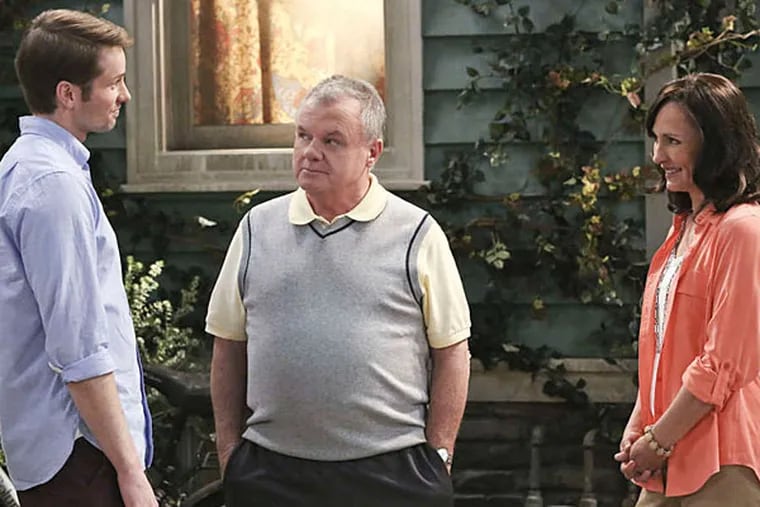 &quot;The McCarthys&quot; (from left, Tyler Ritter, Jack McGee and Laurie Metcalf) pits an unathletic son against his sports-crazed kin.