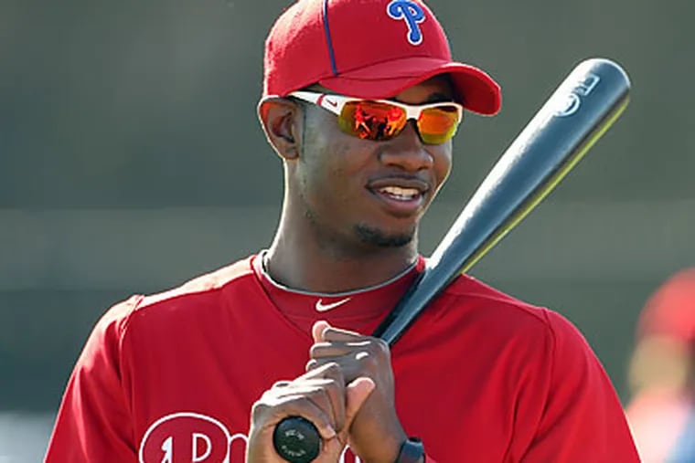 Domonic Brown knows that the Phillies "still have high hopes" for him. (Yong Kim/Staff file photo)