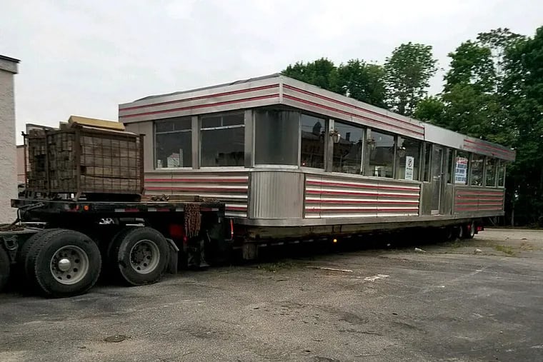The future Wayne Junction Diner is parked in Connecticut.