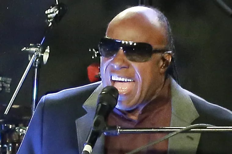 Stevie Wonder performs during a pop-up concert, in support of Hillary Clinton, at the Center City danceclub "CODA" in Phila., Pa. on Nov. 4, 2016.