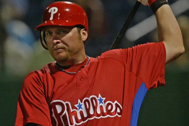 Karim Garcia hit well this spring, but still won&#0039;t be with the Phillies when they head north.