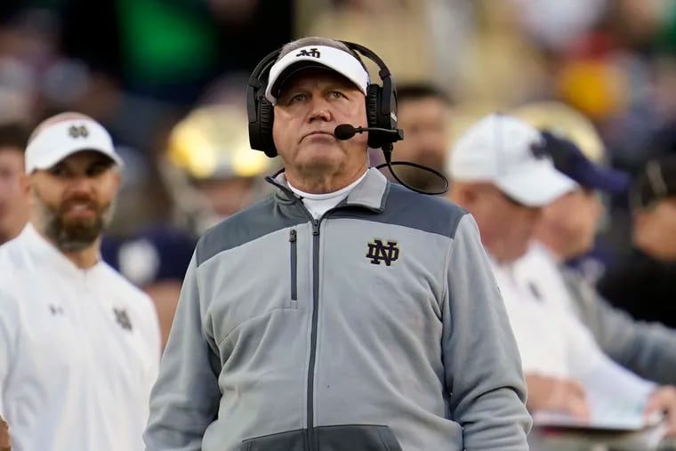 Brian Kelly abruptly left Notre Dame for the head coach job at LSU earlier this week.