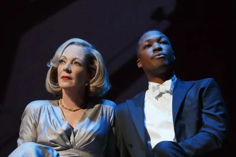 Allison Janney and Allentown native Corey Hawkins in this summer’s revivial of John Guare’s “Six Degrees of Separation” at the Barrymore Theatre in New York.