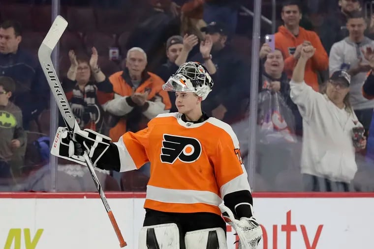 Ready or not, the Flyers promoted Carter Hart to invigorate a slumping team. So far, Hart has looked very ready.