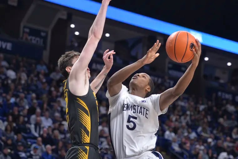 Haverford native Jameel Brown scored 20 points behind six threes in the Nittany Lions' season-opener on Monday.