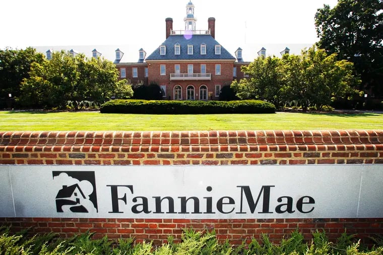 Both Fannie Mae and Freddie Mac, government-sponsored mortgage financiers, plan to charge a 0.5% fee on refinanced mortgages starting Sept. 1. This file photo shows the Fannie Mae headquarters in Washington.