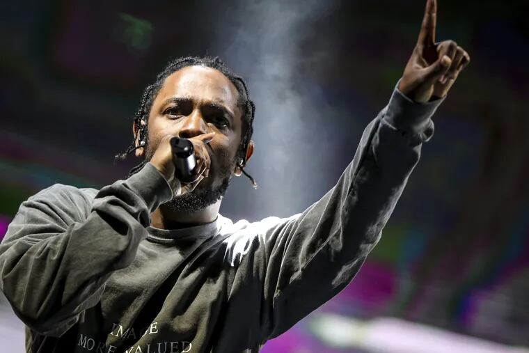 Kendrick Lamar performs in Los Angeles. (Photo by Rich Fury/Invision/AP, File)