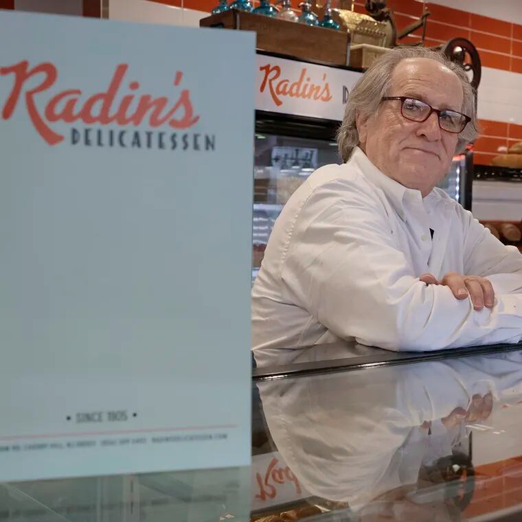 Russ Cowan at Radin’s Deli in Cherry Hill. He said this will be his last deli, after a long career.