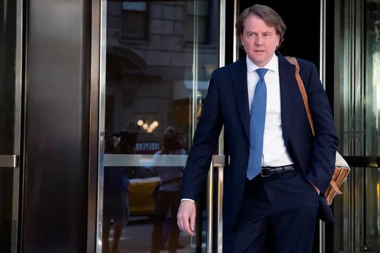 White House counsel Don McGahn is a campaign finance and elections lawyer previously best known for waging war on campaign finance restrictions as an FEC commissioner.