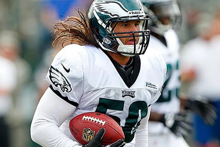 Eagles linebacker Casey Matthews is a former Duck who played under Chip Kelly. (Rich Schultz/AP)