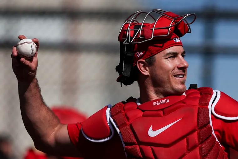 Phillies catcher J.T. Realmuto has started an average of 123 games in the past seven full regular seasons, including 130 in each of the last two years.