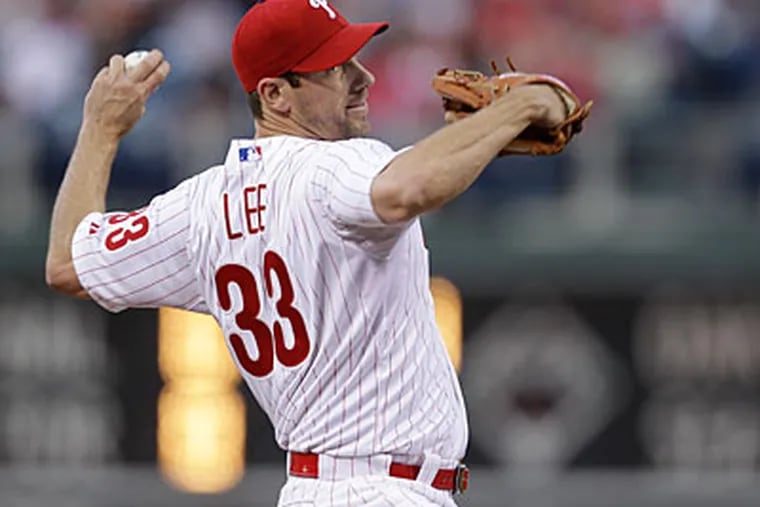 Cliff Lee could make a start as early as next week after feeling good in a bullpen session Wednesday. (Matt Slocum/AP)