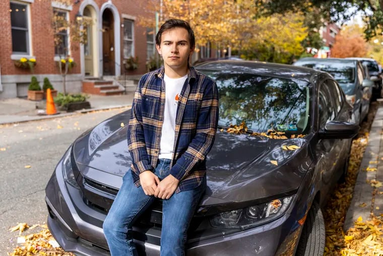 Ryan Layne, 22, who lives in Center City, was hit with more than $200 in costs after his Honda was “courtesy towed” from a legal parking spot on South Street to make room for film crews shooting an Adam Sandler movie.