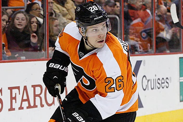 Flyers defenseman Erik Gustafsson. (Chris Szagola/AP)