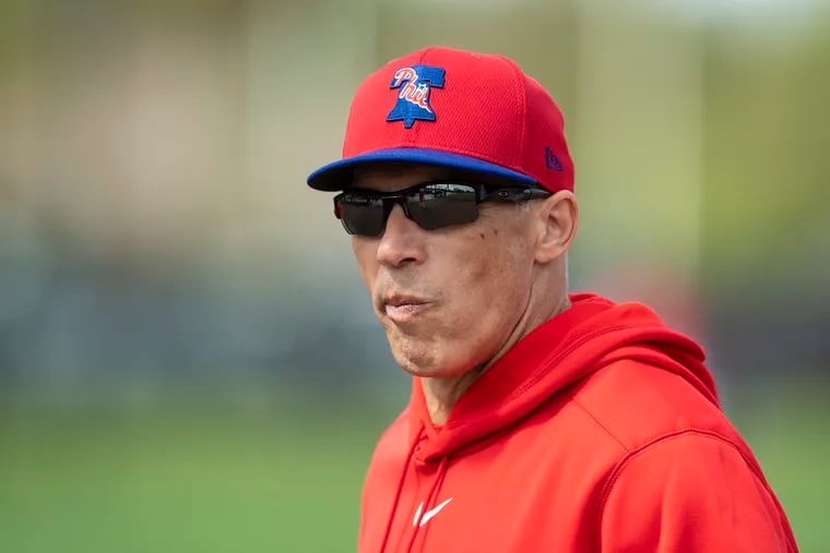 Joe Girardi's first season as Phillies manager will likely begin near the end of July.