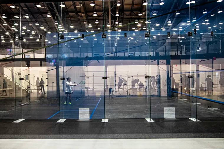 Arlen Specter US Squash Center is shown on  Thursday, August 26, 2021., in Philadelphia, Pa.In an effort to transform squash from a prep school past-time to a mass sport, US Squash relocated to Philadelphia and acquired a historic armory near Drexel's campus.
