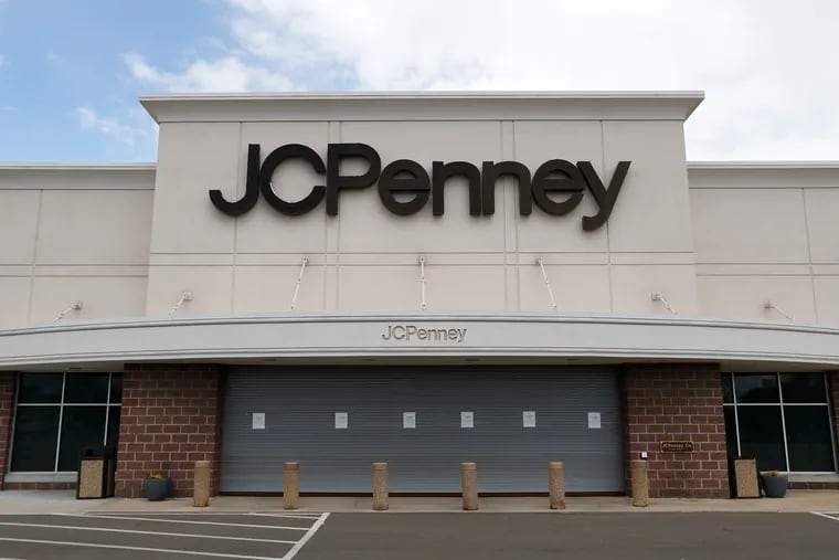 An empty parking lot at a J.C. Penney store in Roseville, Mich., on May 8.