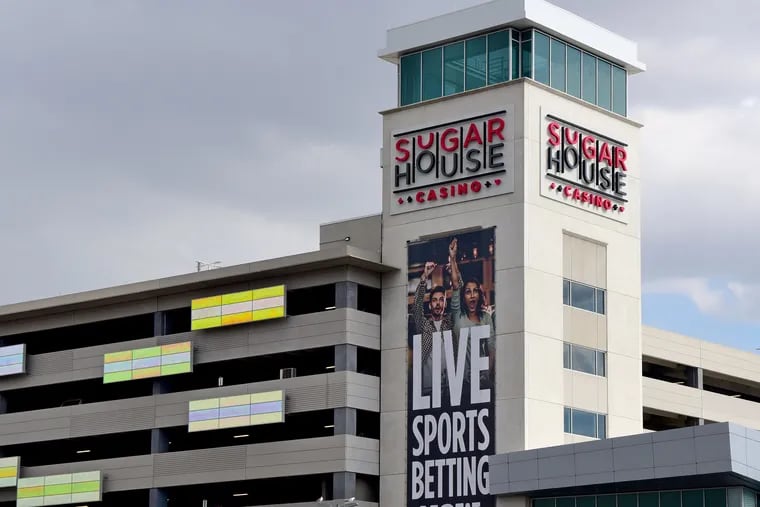The SugarHouse Casino March 18, 2019, along the Delaware River.