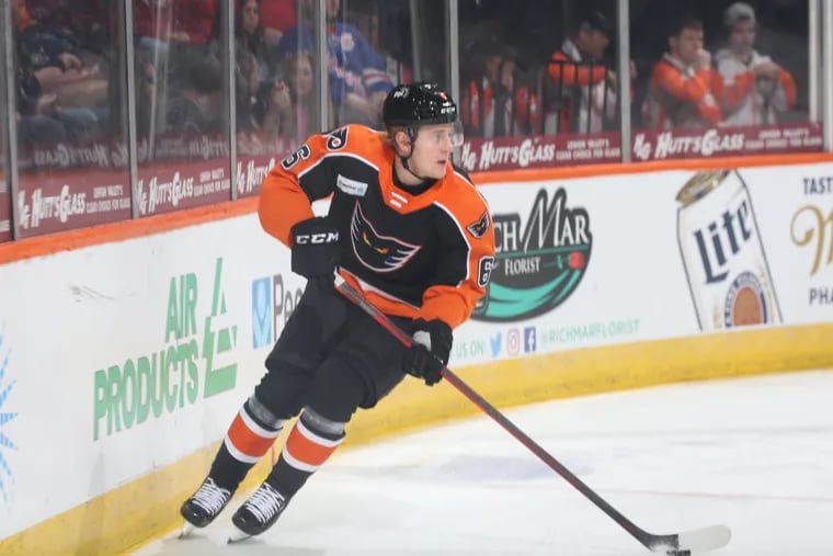 Flyers prospect Emil Andrae's competitive spirit burned at a young age