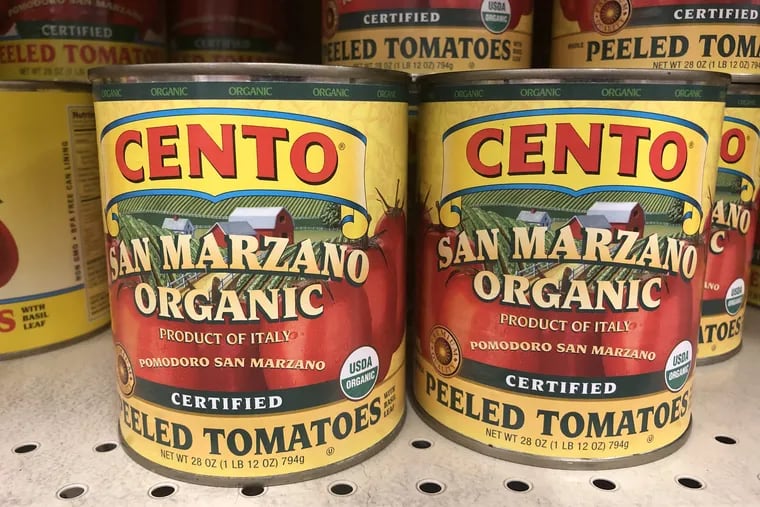 Cento brand tomatoes labeled as San Marzano are the subject of federal lawsuits.