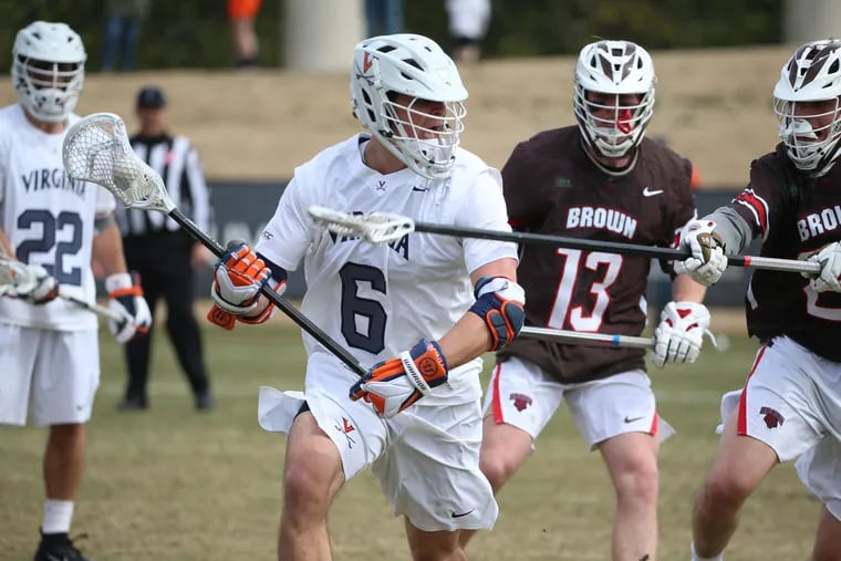 Virginia midfielder Dox Aitken was held to just one assist in the Cavaliers' last matchup against Duke back on April 13. He will get another shot at the Blue Devils on Saturday in the NCAA lacrosse semifinals at Lincoln Financial Field.