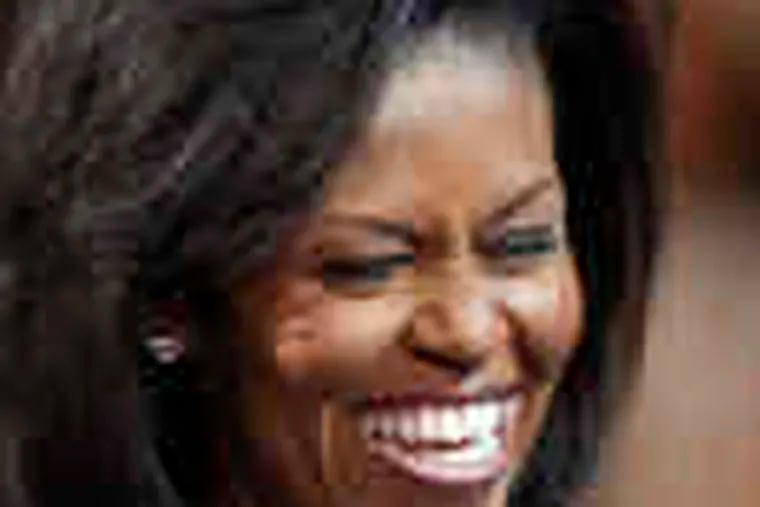 Michelle's doing great, not quite Jackie . . . yet.