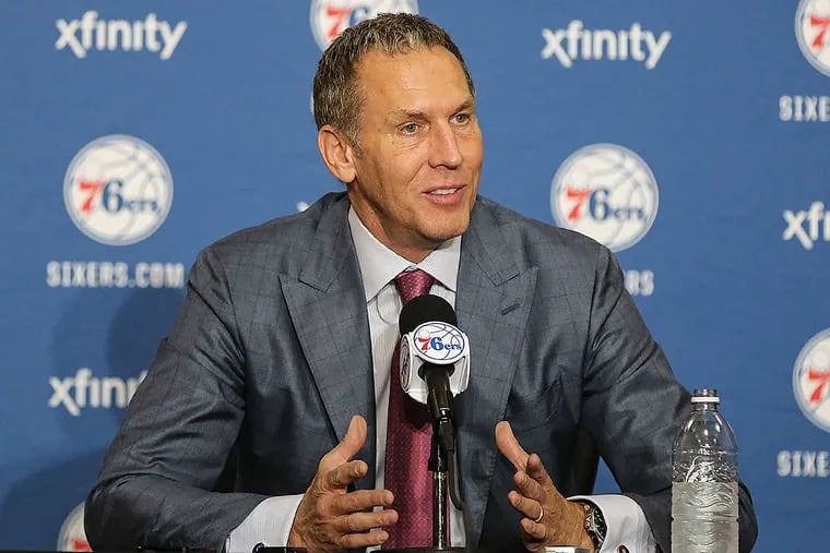 76ers general manager Bryan Colangelo.