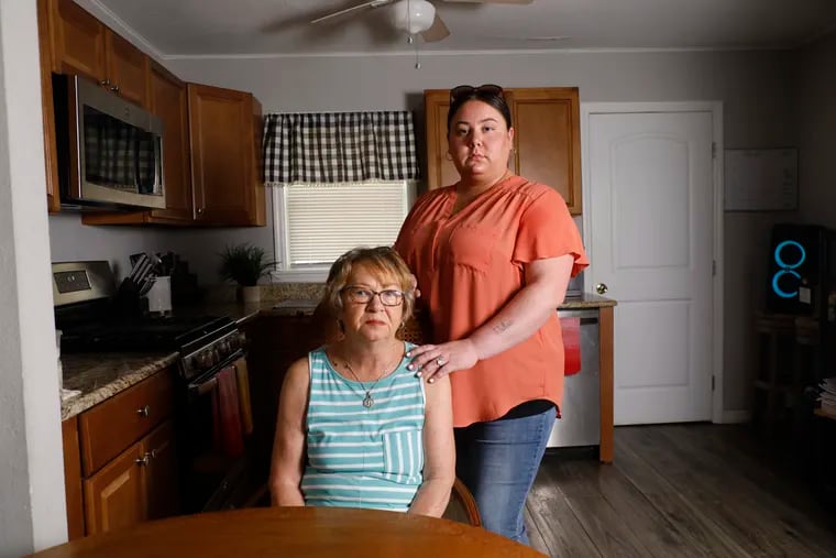 Marissa Zito (right) and her grandmother Doris Murray allege that Terry Reid, a former FOP official, borrowed more than $20,000 from Marissa's mother, Meagan Diaz, and then tried to avoid repaying the money.