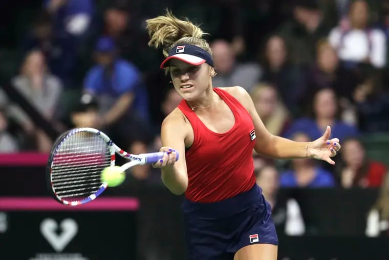 Sofia Kenin is the top-ranked American women's singles player in the world.