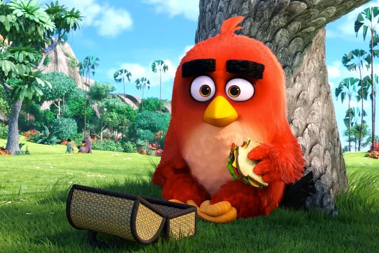 Red (voiced by Jason Sudeikis) is a loner in a happy-go-lucky bunch of birds — invaded by a sounder of swine.