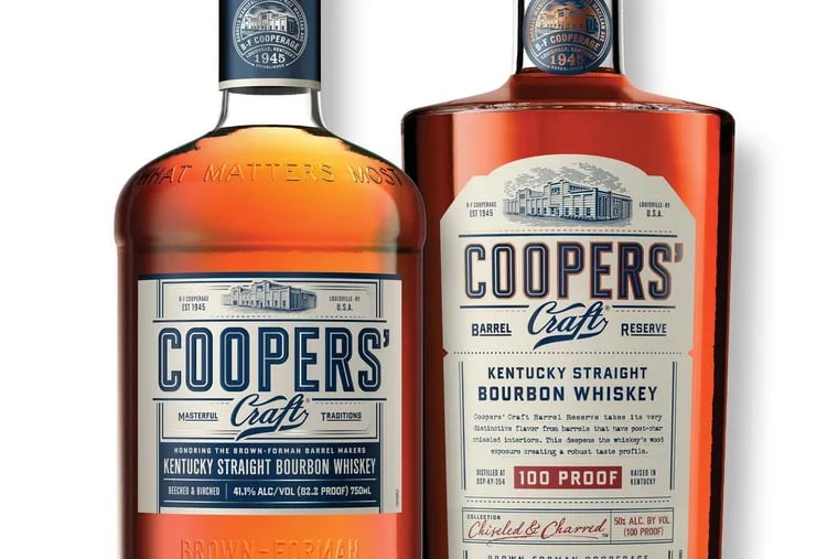 Coopers' Craft and Coopers' Craft Barrel Reserve whiskey.
