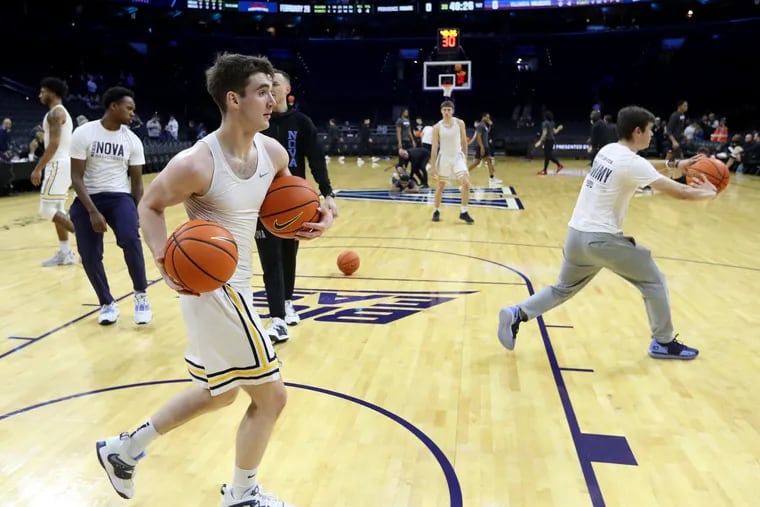 Collin O'Toole, a walk-on at Villanova, has basketball in his blood. His father is the associate head coach at the University of Pittsburgh.