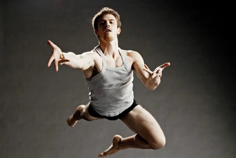 Wednesday, Zachary Kapeluck and BalletX begin a five-day set at the Wilma Theater. (Alexander Isiliaev)