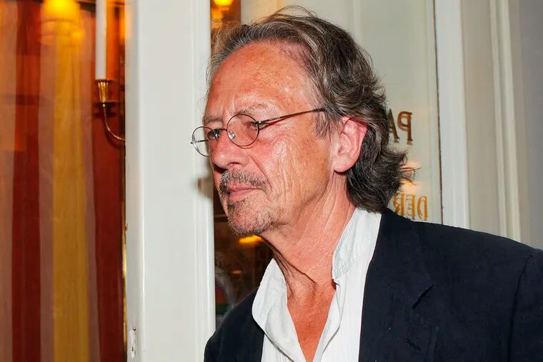 FILE - Austrian author Peter Handke attends a dress rehearsal of Samuel Beckett's and Peter Handke's drama "Krapp's Last Tape/ Until Day Do You Part or A Question of Light" on in Salzburg, Austria in 2009. The winner of the 2019 Nobel Prize in literature is Austrian author Peter Handke.