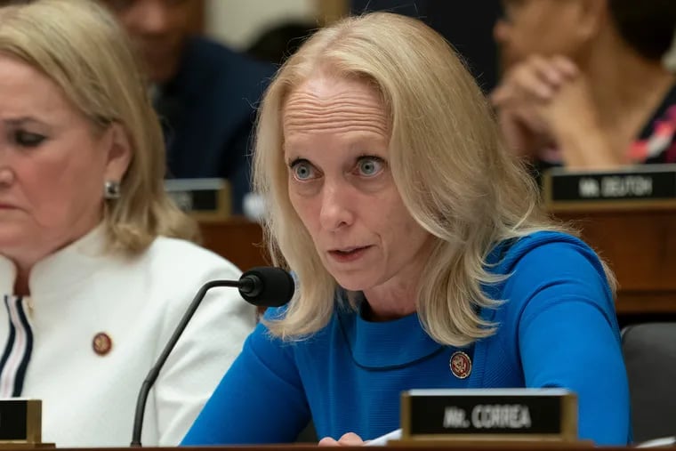 U.S. Rep. Mary Gay Scanlon (D., Pa.) on Capitol Hill in Washington, Wednesday, July 24, 2019.