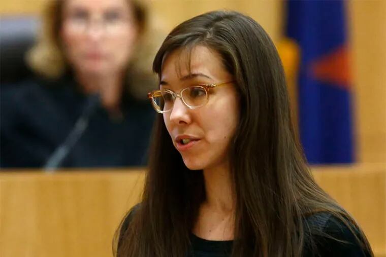 Jodi Arias said she would use her time in prison to bring about positive changes. (ROB SCHUMACHER / Arizona Republic, Pool)