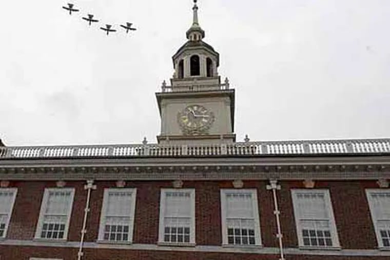 Independence Hall during a 2007 July Fourth ceremony. (file photo: City of Philadelphia)
