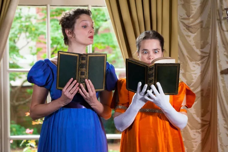 Jessica Bedford (left) and Charlotte Northeast in "The Complete Works of Jane Austen, Abridged," through June 16 at Tiny Dynamite

.