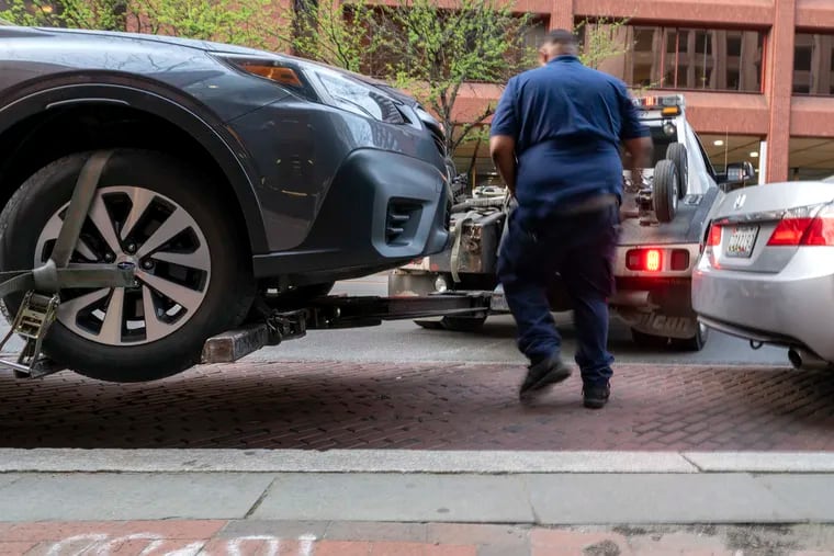 The Philadelphia Parking Authority since 2020 has been tracking the cars it tows with a searchable database. Philadelphia Police are hoping to become part of that same system to reduce confusion stemming from courtesy tows.