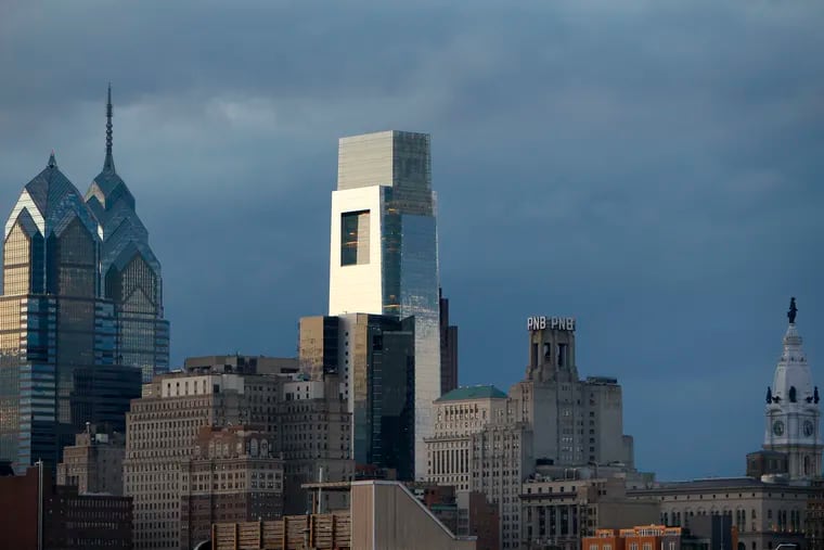 Philadelphia skyline on February 14, 2011 in Philadelphia.
