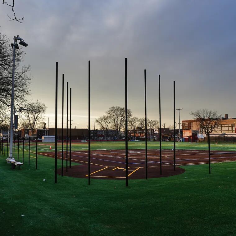 City officials said that the new artificial turf field at Murphy Recreation Center in South Philadelphia was free of PFAS, based on test results that experts now say is "misleading."