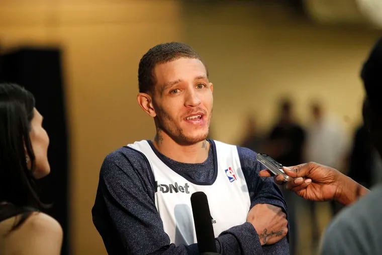 Former St. Joe's standout Delonte West, seen here as a member of the Dallas Mavericks in 2012. West spent eight seasons in the NBA on four different teams.