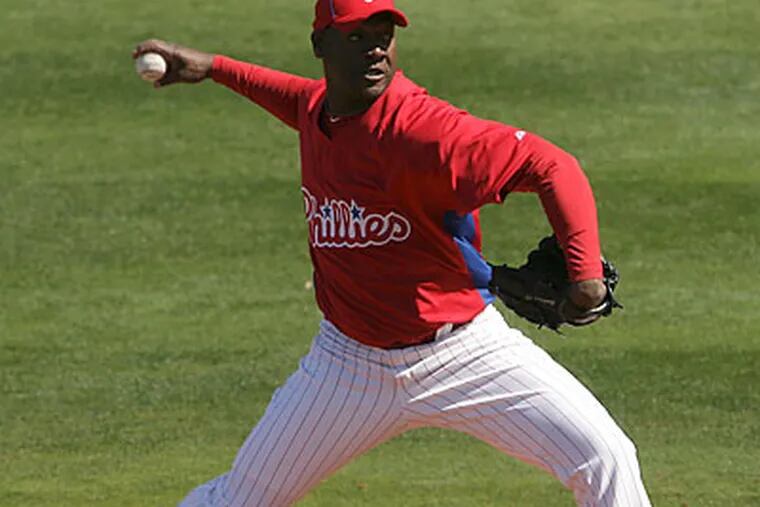 The Phillies signed Jose Contreras to a one-year, $1.2 million contract in the off-season. (Yong Kim/Staff file photo)
