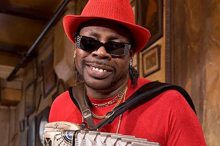 CJ Chenier and the Red Hot Louisiana Band played the XPN festival this month. (HALL PUCKETT)